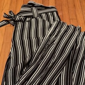 *no longer available* Striped High Waisted Pants